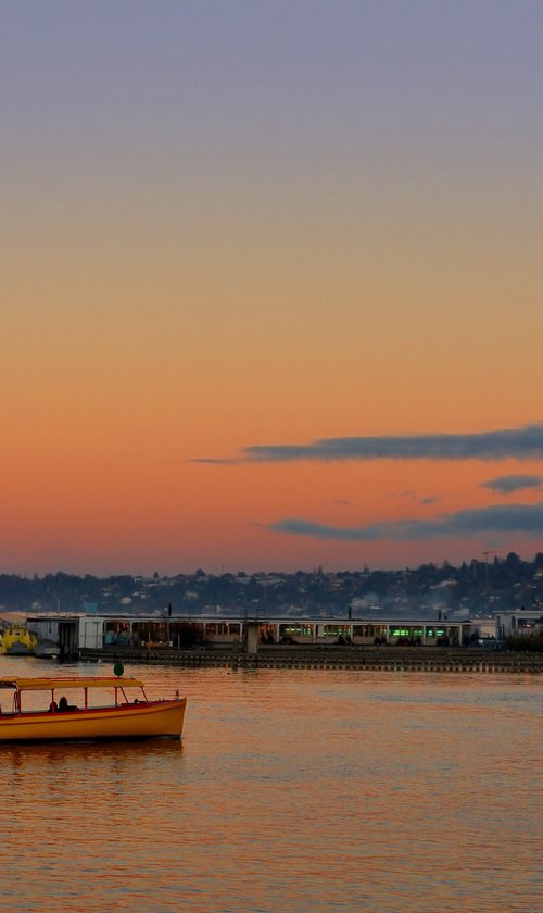 " Leman Lake. Sunset. Geneva "  Limited edition 1 / 15 by Dmitry Savchenko