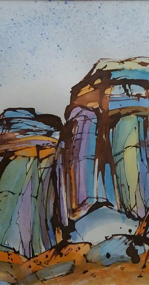 Curbar Edge 2, Peak District by Jean  Luce