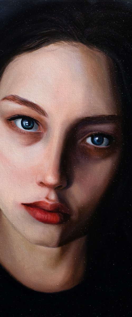 Portrait of woman during Pandemic 6 by Gennaro Santaniello