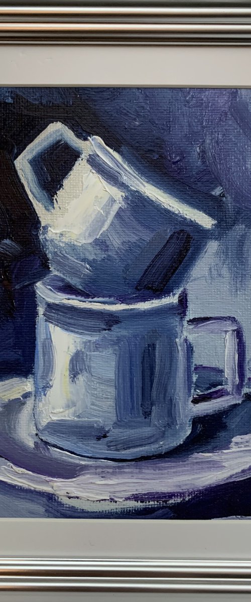 Still life, tea coffee cups. by Vita Schagen