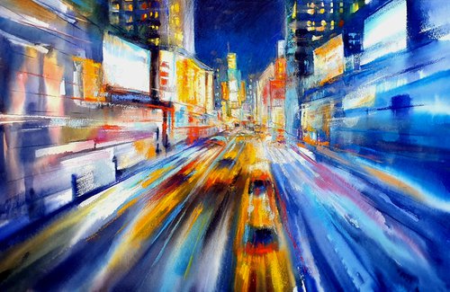 Night Lights of New-York. by Elena Genkin
