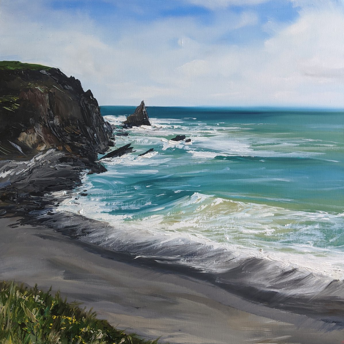 Hartland Quay, Devon by Jo Earl