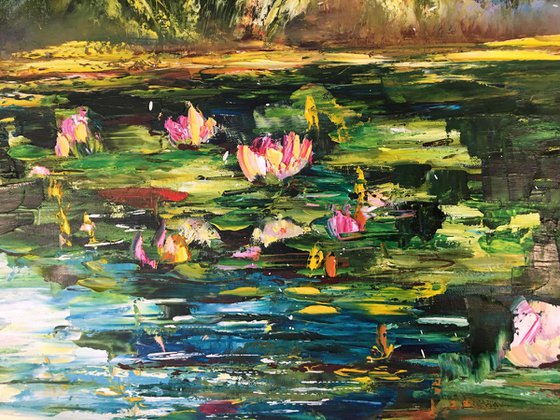 Pond with Water Lilies