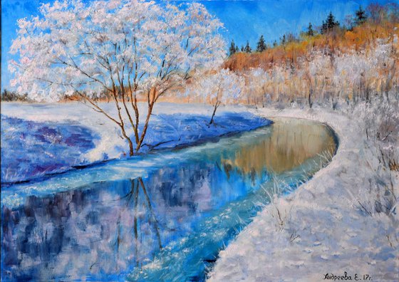 winter river