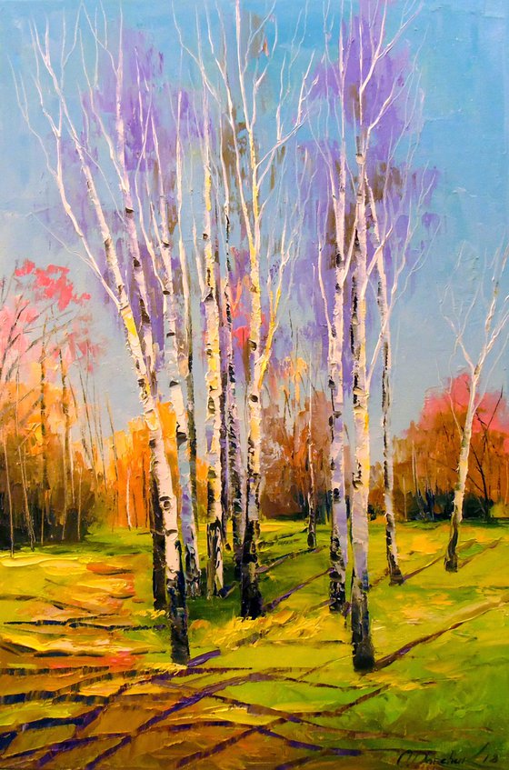 Spring birches