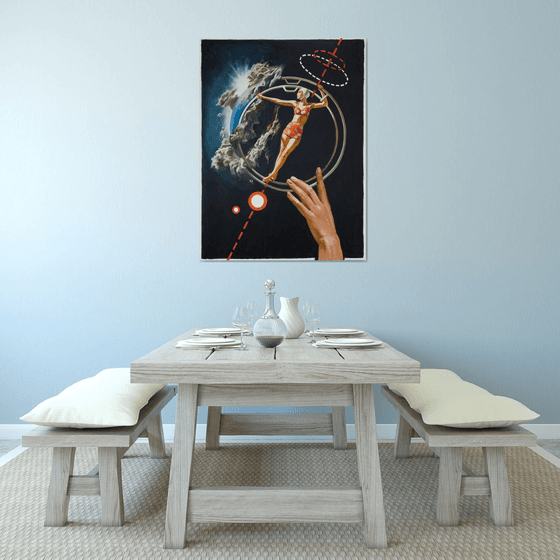 "The universe looks through the eyes"