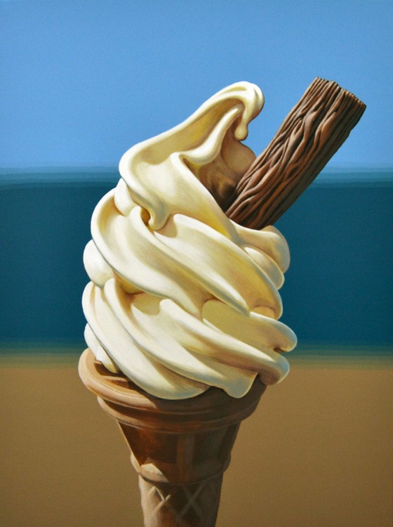 99 Ice Cream Acrylic Painting By Peter Slade Artfinder