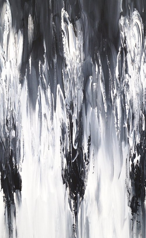 Black And White Stripes XL 2 by Peter Nottrott