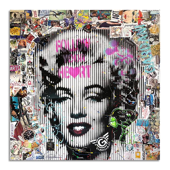 Marilyn Heart - Original on Paper (300 gsm)