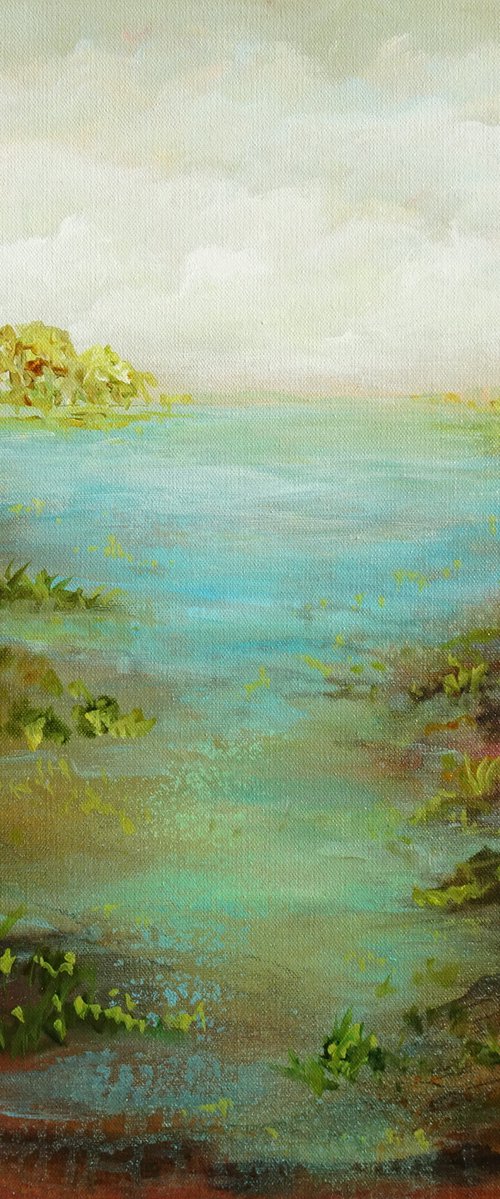 Contemporary Impressionism Landscape by Sveta Osborne