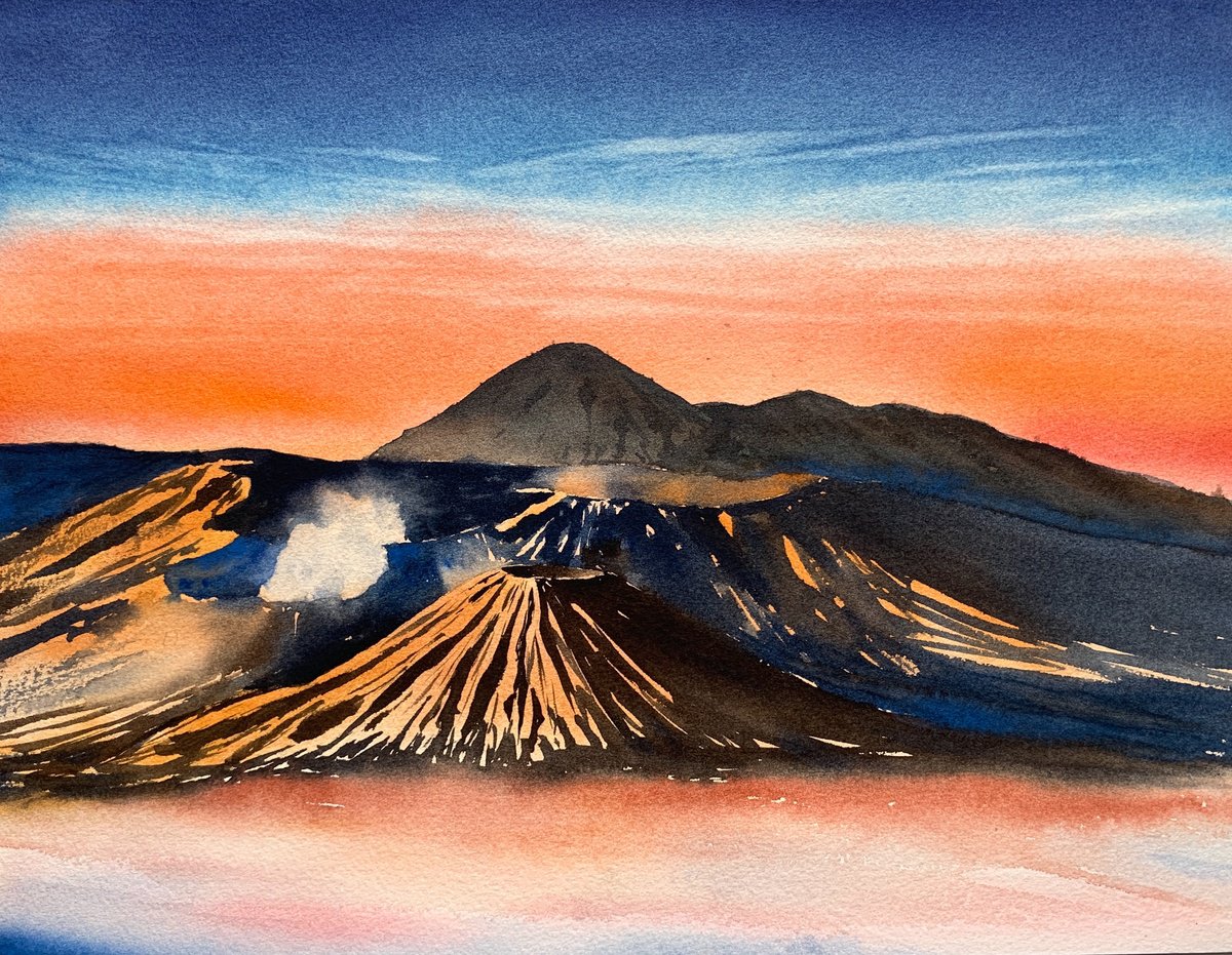 Vulkan Bromo by Anna Zadorozhnaya