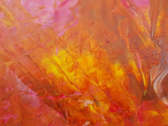 Sweetness of life - large abstract painting