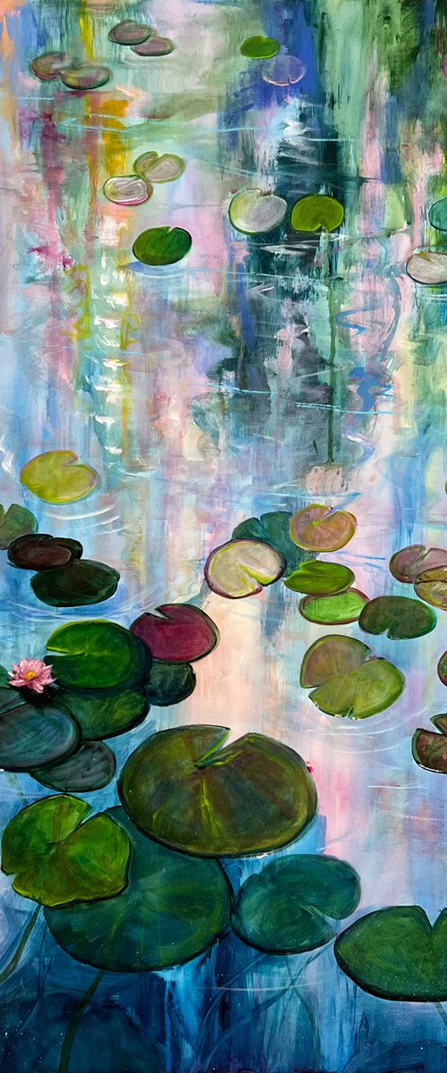 Water Lilies 6 by Sandra Gebhardt-Hoepfner