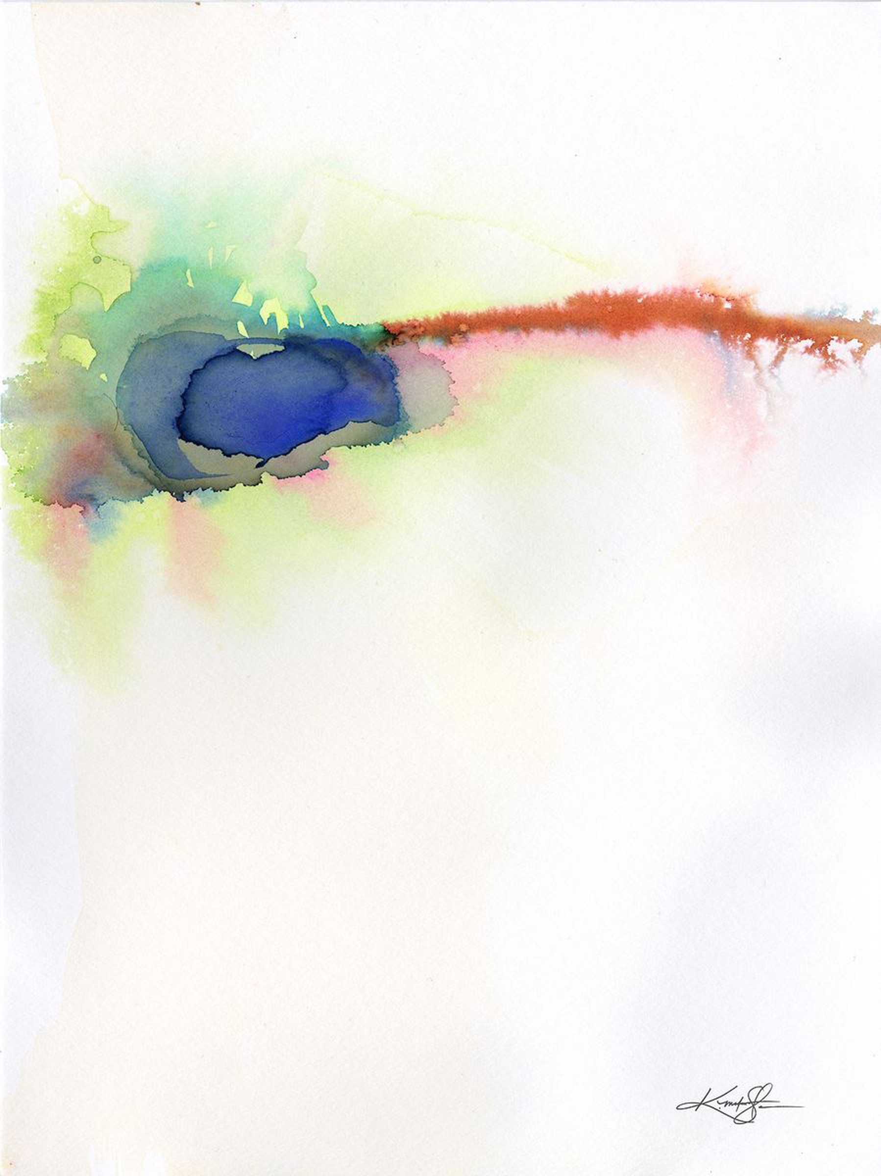 Silent Prayer 8 Abstract Minimalist Watercolor Artfinder