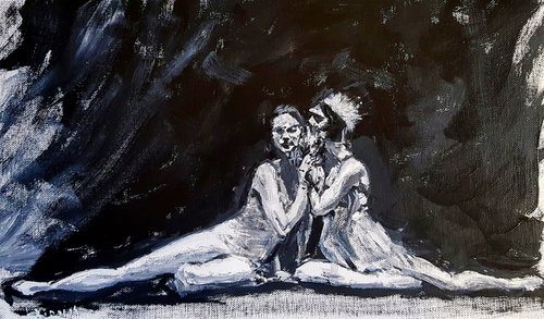 2 dancers by Leonid Kirnus
