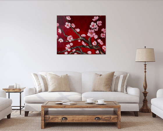 Blooming Cherry Branches