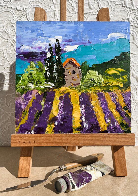 Provence Lavender Field Art