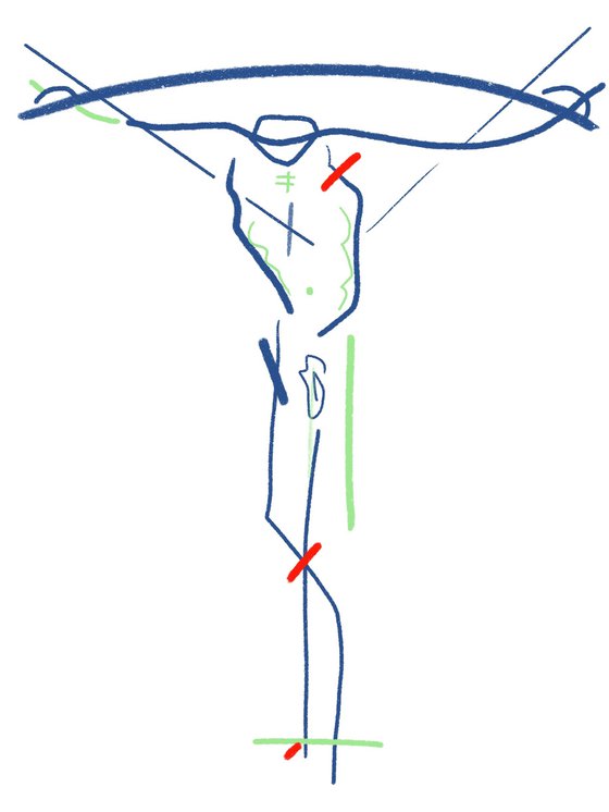 CRUCIFIXION, Ipad artwork