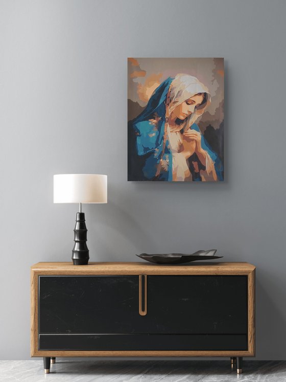 Mary Cloaked in grace