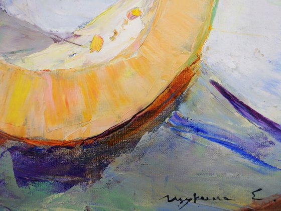 Sunny melons . Summer