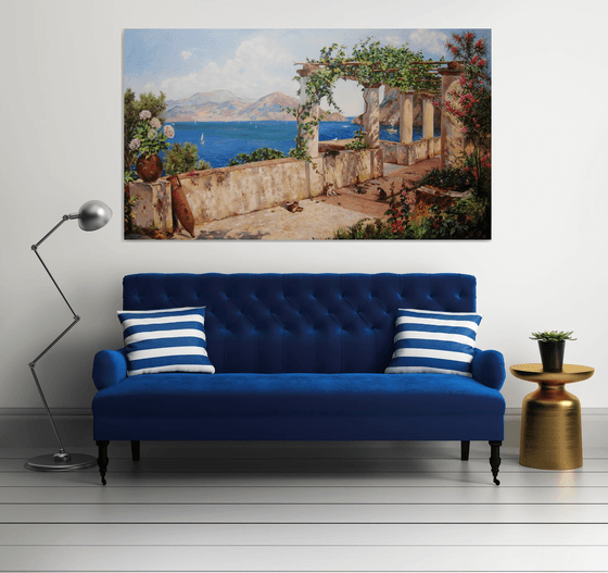 Mediterranean Terrace by the Sea