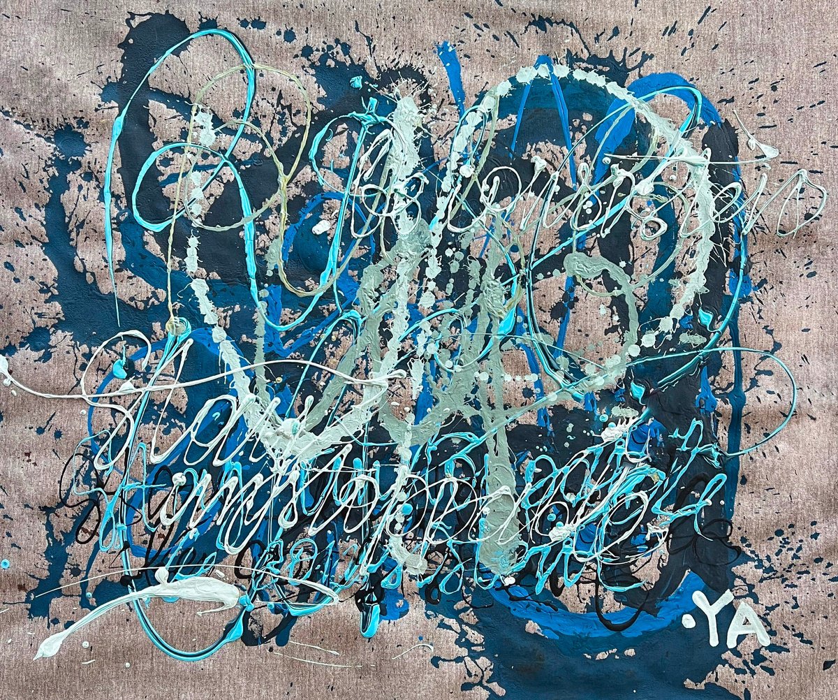 Acrylic Painting , Stay Unstoppable By Bogdana Antoniuk, 41 X 35, Artwork For Sale On Artfinder