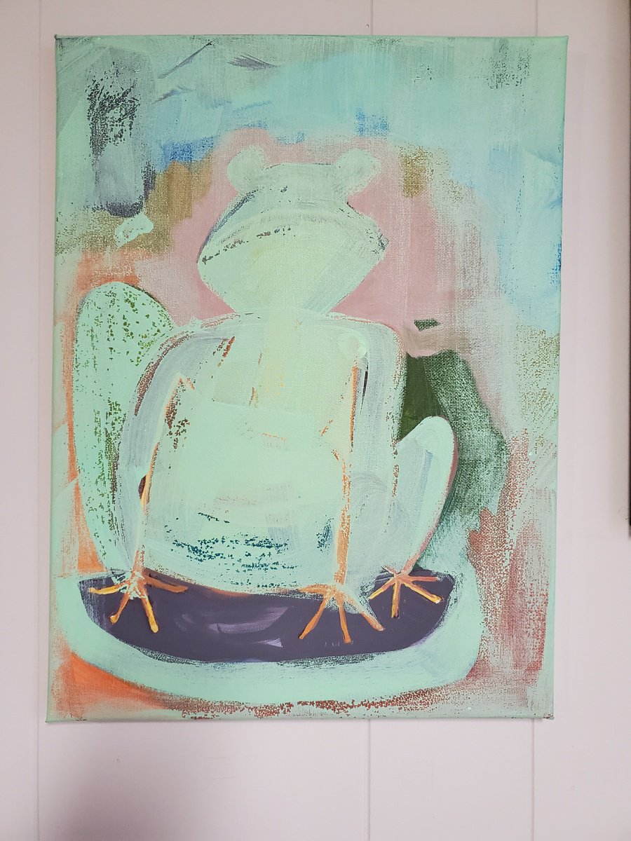 Frog after Tamayo by Rebecca Hodel