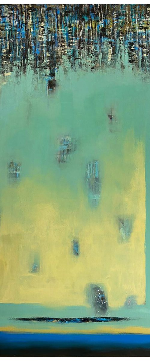 Beyond The Edge_48"X72" by Avinash Pise