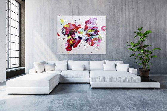 Butterfly Effect, XL Original Abstract Painting
