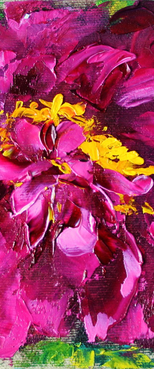 Peony 01 /  ORIGINAL PAINTING by Salana Art Gallery