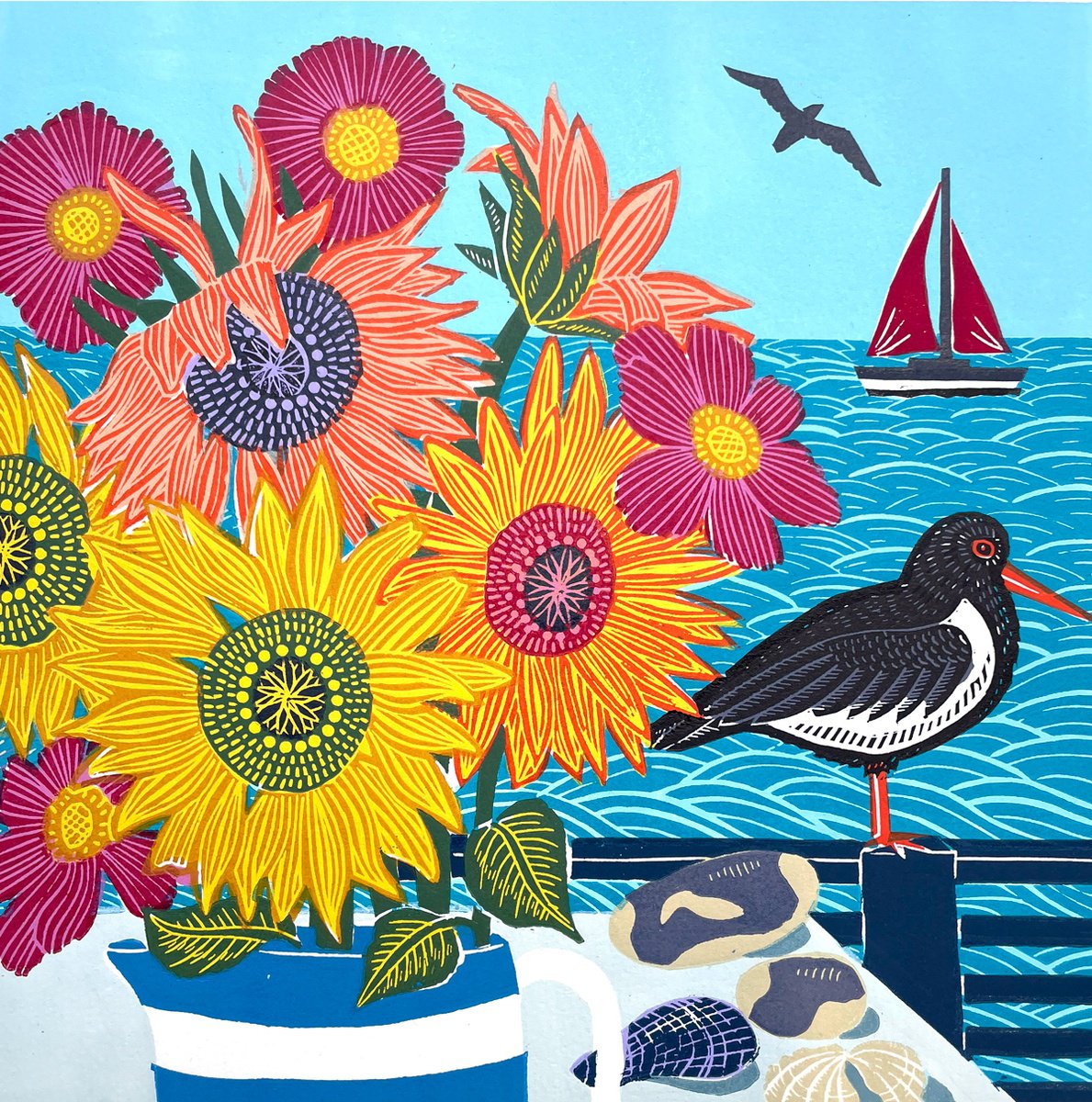 Seaside Flowers by Kate Heiss