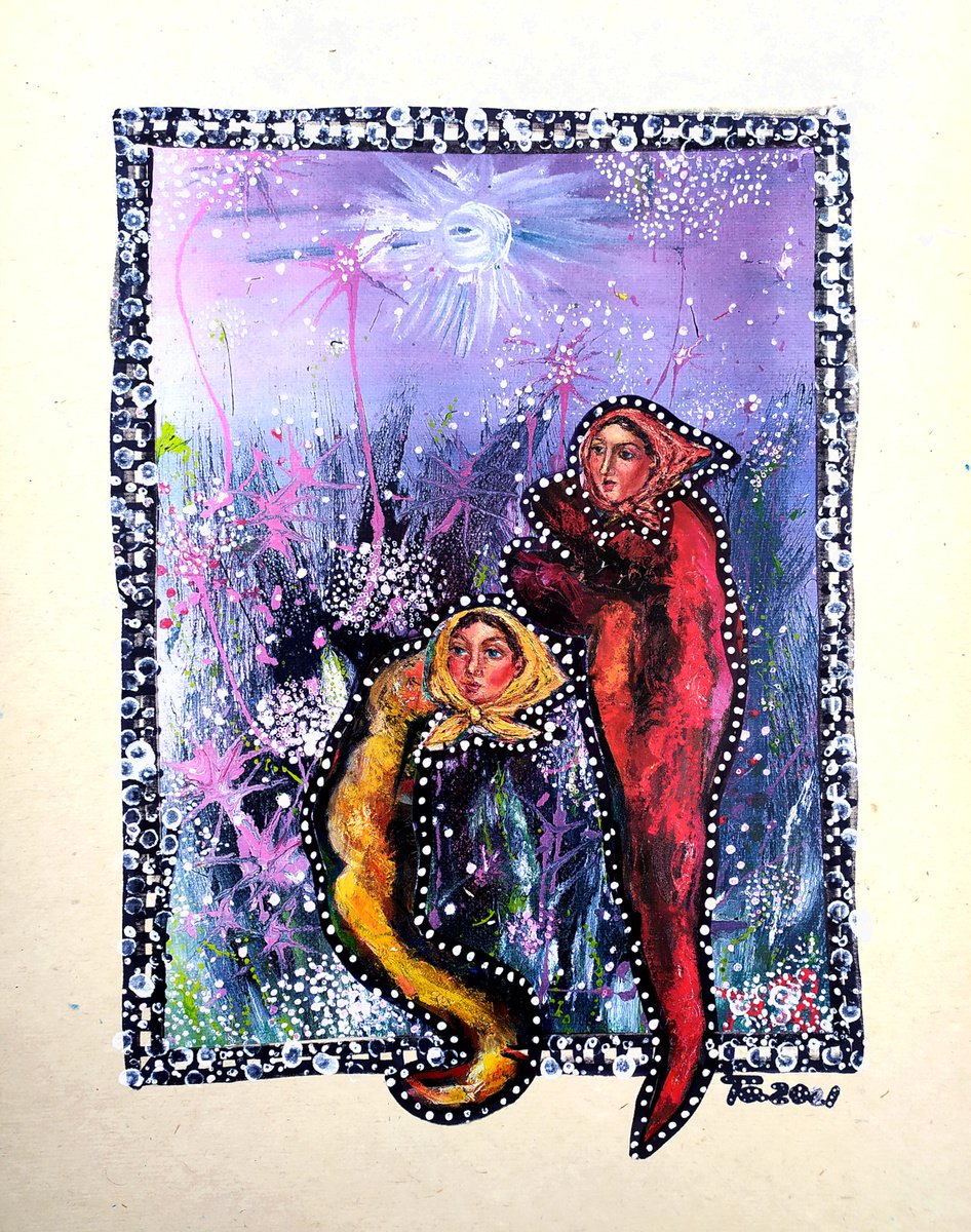 Girls in search of happy love by Tetiana Chebrova