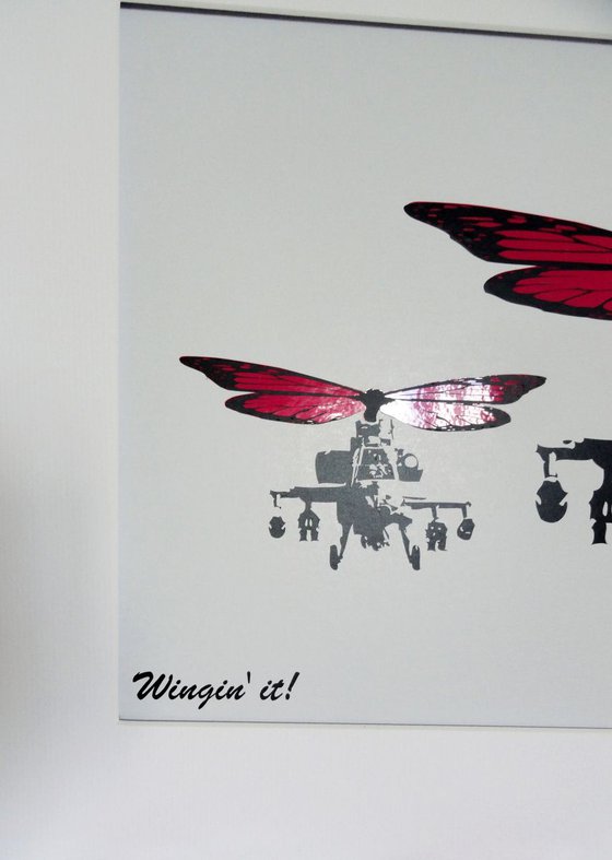 Wingin' it! (Pink wings)