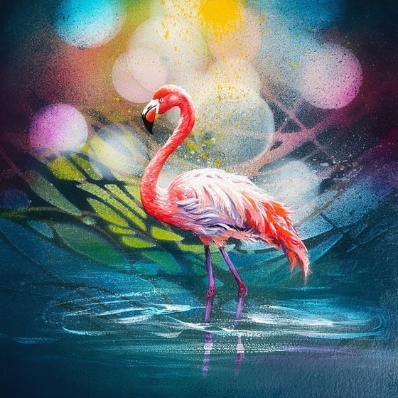 Bird #25 (flamingo)