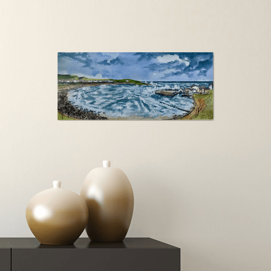 Stormy seas at Portballintrae