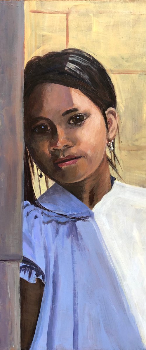 Angkor kid by Shelly Du