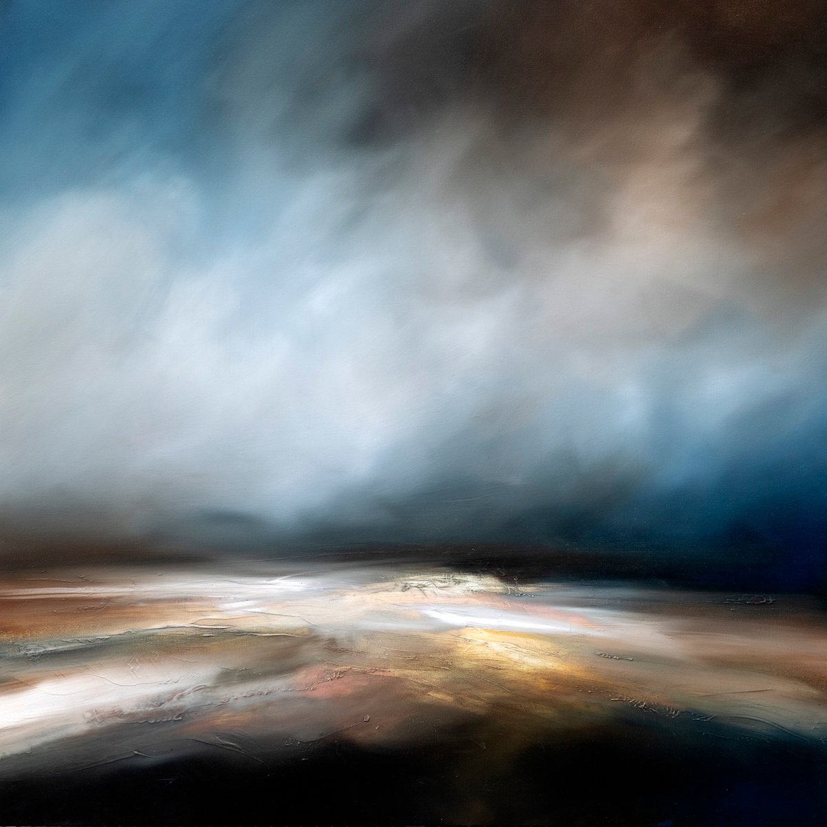 Autumn Seas By Paul Bennett, 28 X 28, Artwork For Sale On Artfinder