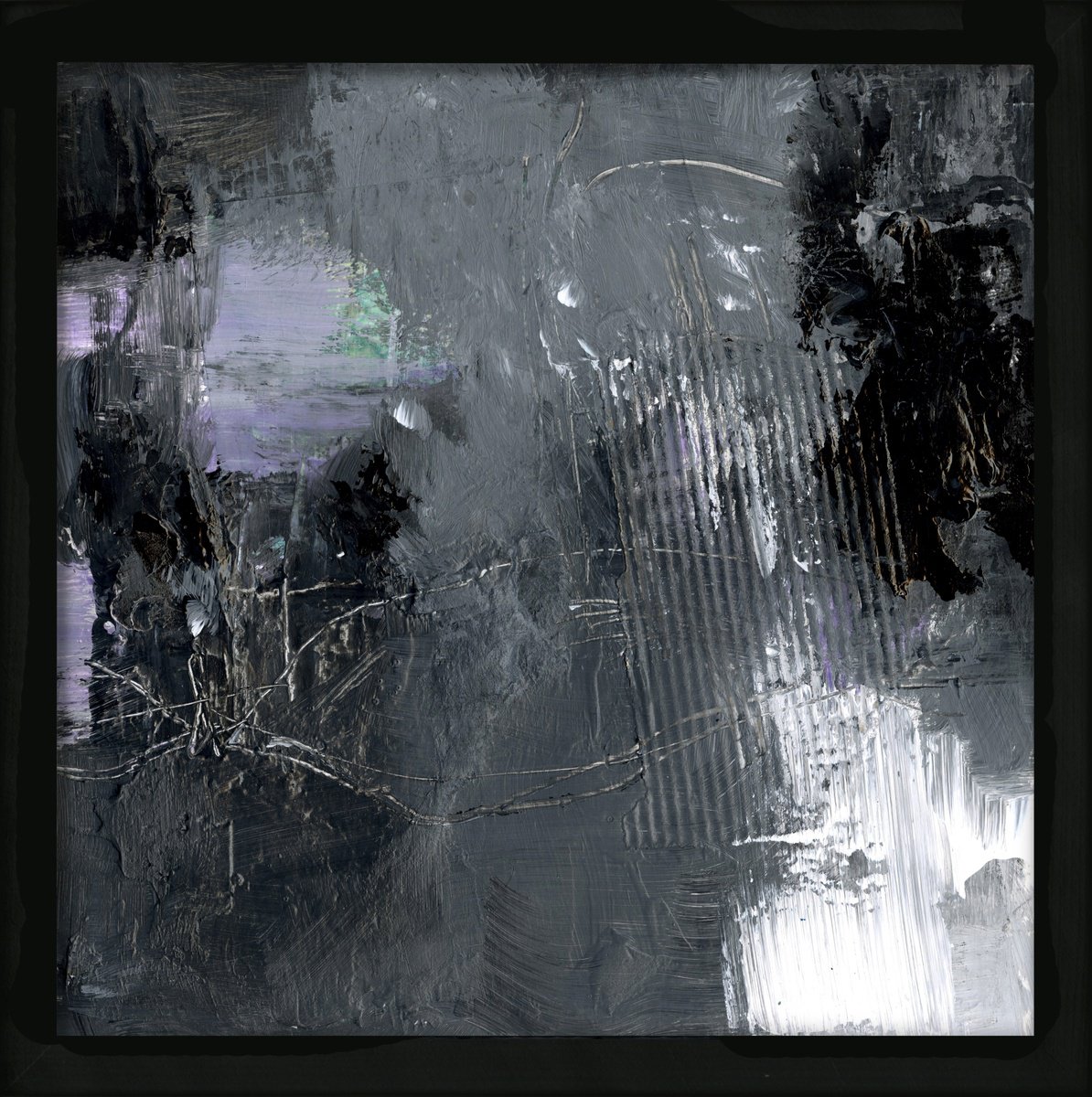 Abstract Painting By Kathy Morton Stanion, 13 X 13", Magical Incantations 23, Original Artwork