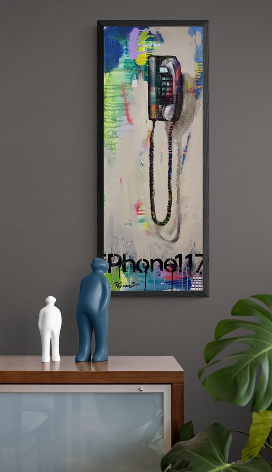 Bright painting - "iPhone 117" - Pop Art - iPhone - Modern