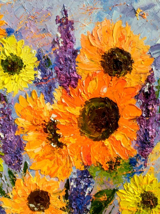 Sunflowers Oil Painting