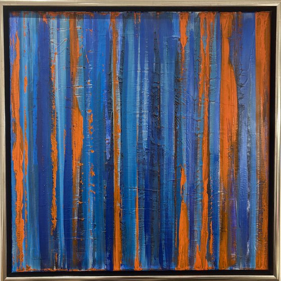 Echoes of Fire 70x70x2 cm