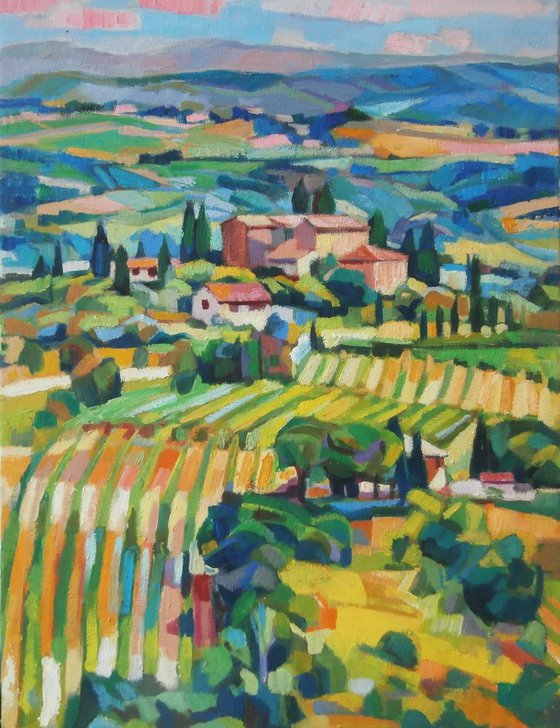 Landscape of Tuscany 30 X 40 CM