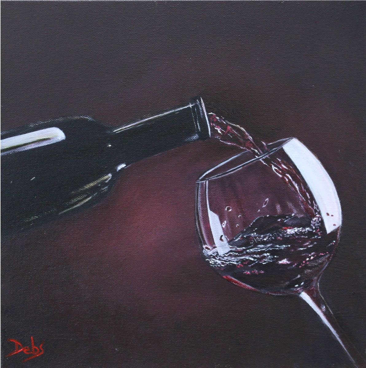 Red Wine by Deborah Jayne Palmer