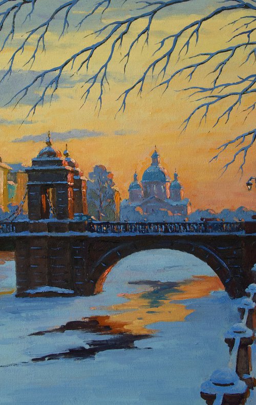 Lomonosov Bridge, Saint Petersburg by Alexander Alexandrovsky