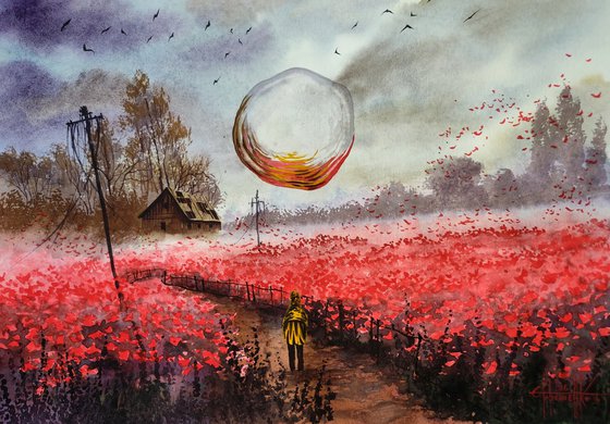 Anomaly in the poppy field