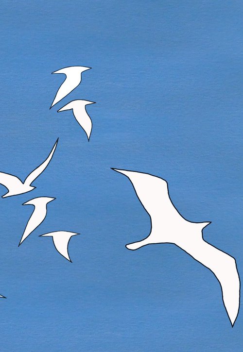 Blue Sky #80 by Marina Krylova