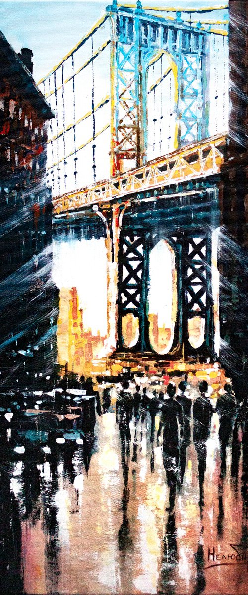 Manhattan Bridge by Aleksandr Neliubin