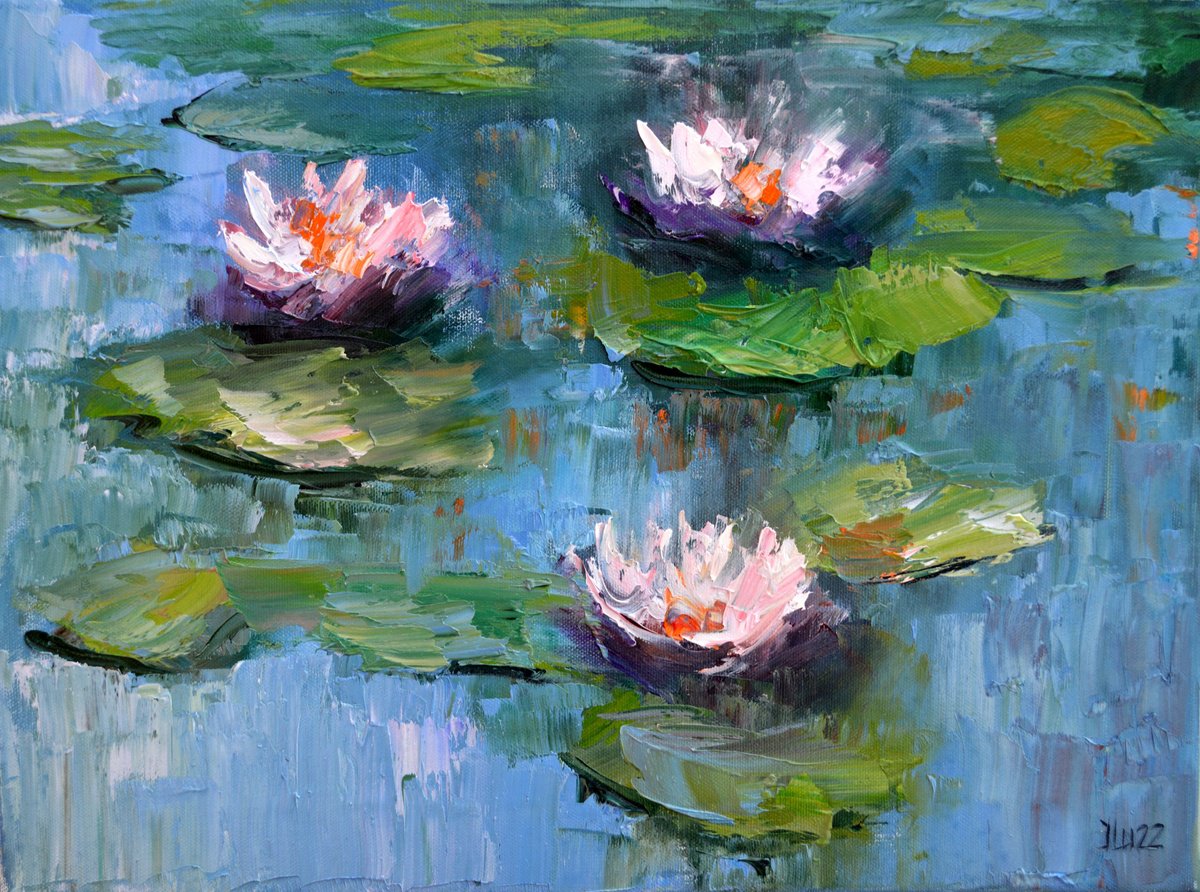 Water lilies by Elena Lukina