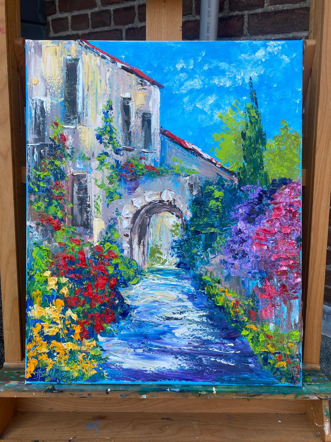 Italian Garden, Original Extra Large 60