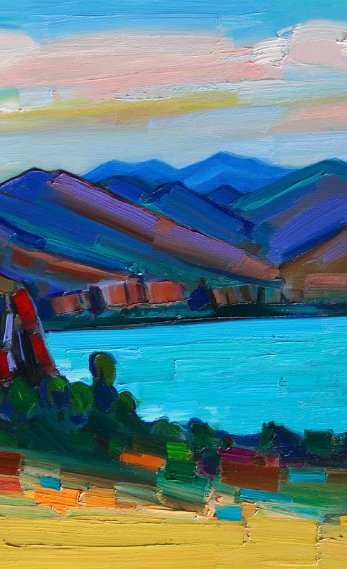 Landscape in Sevan by Tigran Avetyan